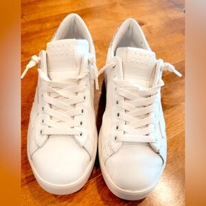 Golden Goose Pure Star White Silver Sparkle